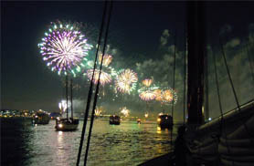 Winthrope Fireworks Cruise with Classic Harbor Line